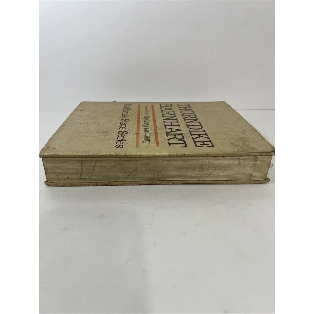 Vintage‎ Book - 1968 Thorndike Barnhart Star Edition Beginning Dictionary